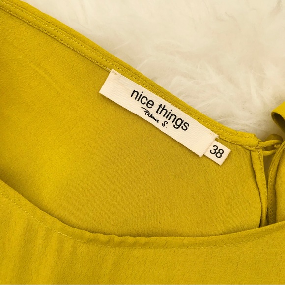 Nice Things by Paloma S. Yellow/Chartreuse Dress - Picture 7 of 7